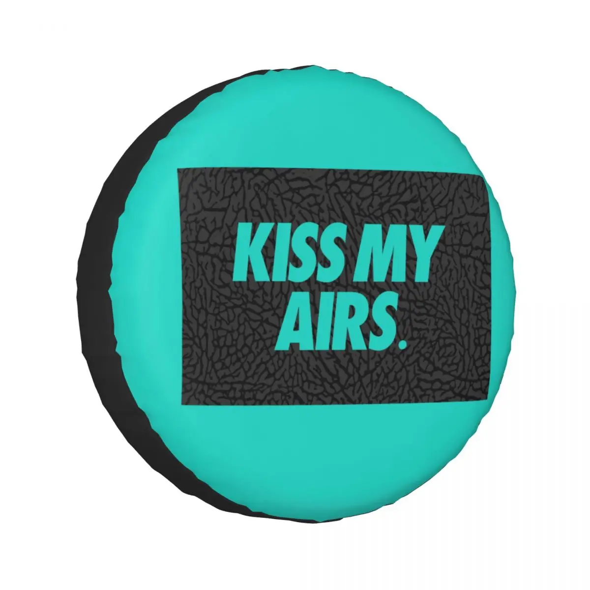 

Custom Kiss My Airs Spare Tire Cover for Car Vehicle 4x4 Wheel Protector Covers 14" 15" 16" 17" Inch