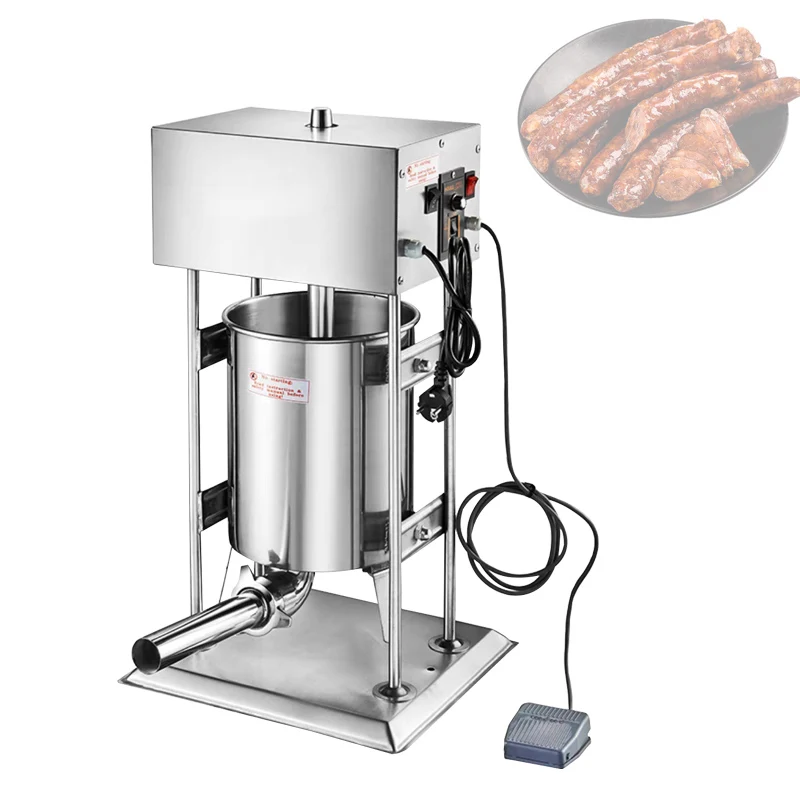 110V 220V Electric Stainless Steel Sausage Filling Making Machine Automatic Electric Sausage Ham Stuffer