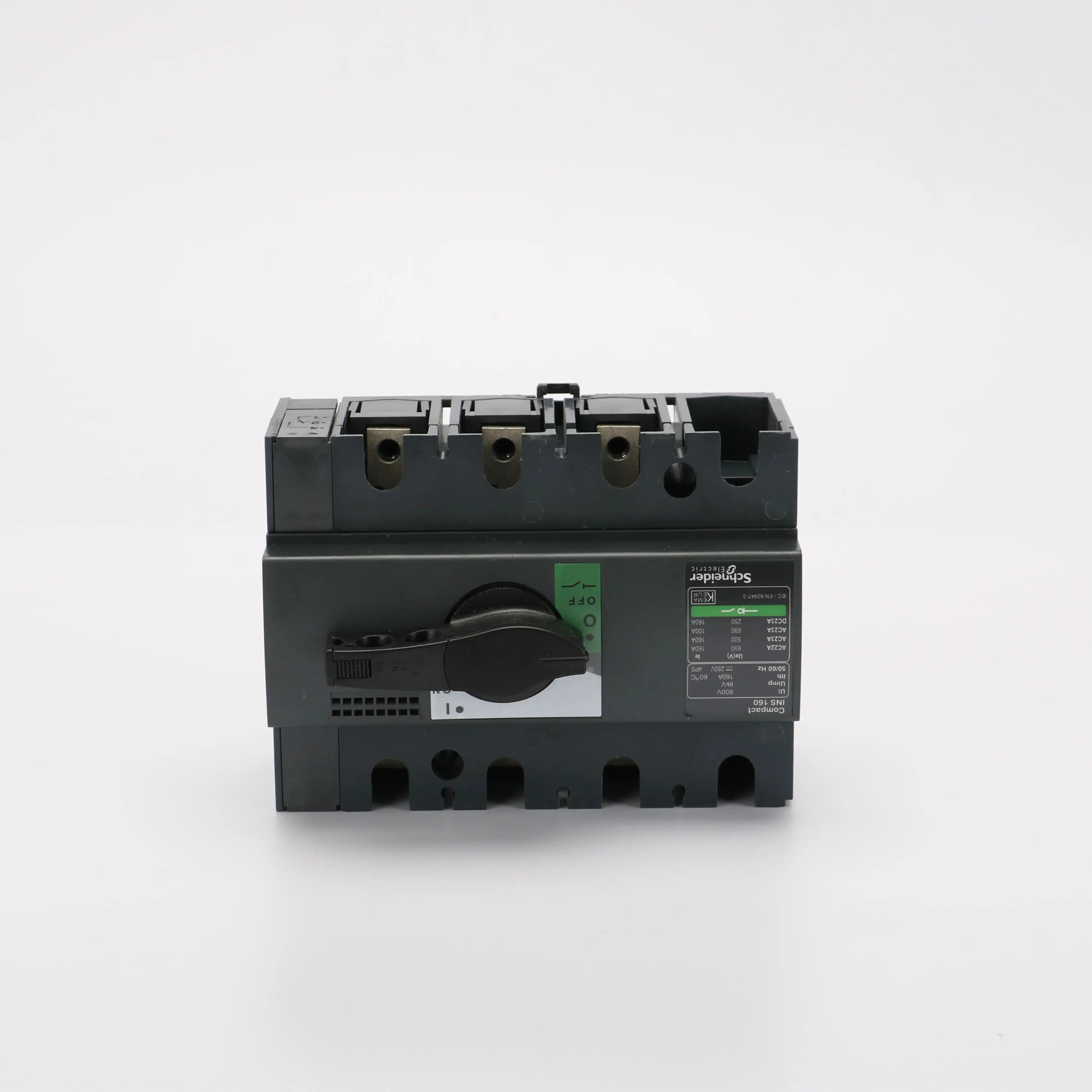 

Schneider Electric INS160 Isolation Switch, 160A, Reliable Disconnect Switch for Industrial Applications, Safe Electrical Isolat
