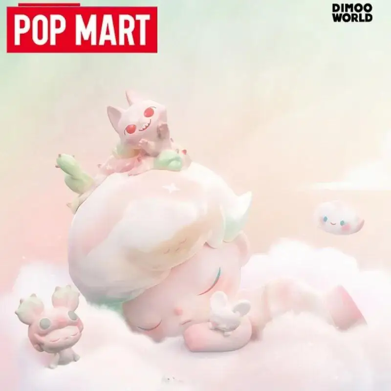 POP MART MEGA JUST DIMOO 400% Born By Dreams Series Blind Box Anime Action Figure Mystery Box Toys Ornament Figurines Home Decor