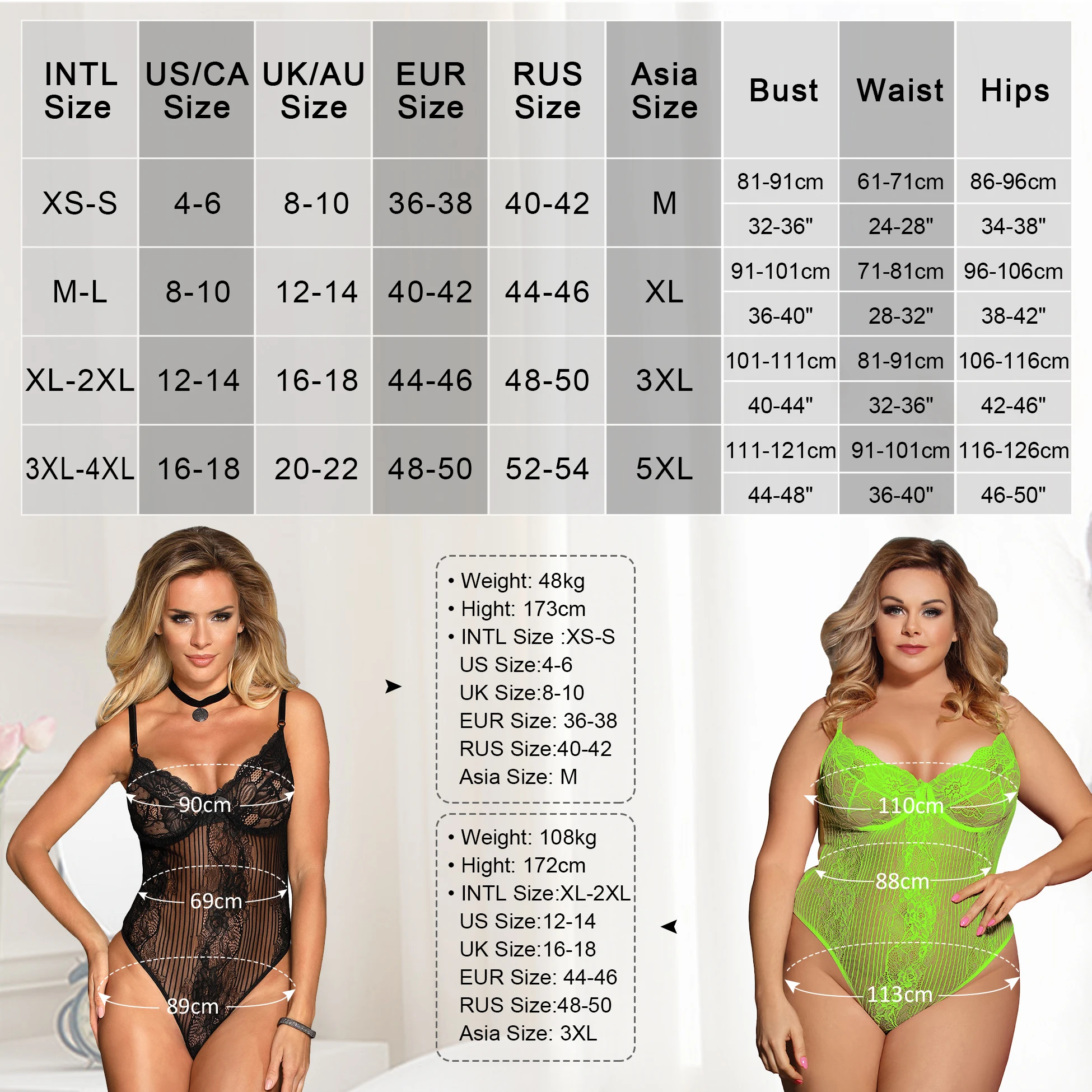 Comeonlover-monos con aros Para Mujer, Body de encaje de talla Grande, Body elegante Para Mujer, Bodys Para Mujer, Salir