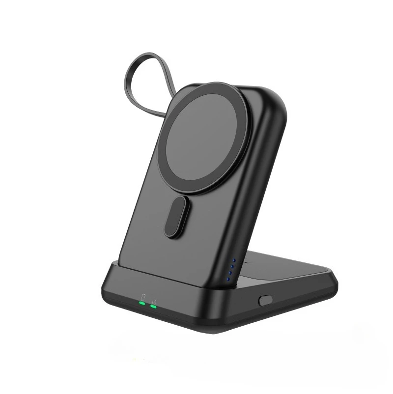 

Suitable for Apple iphone mobile phone headphone power bank large capacity portable desktop wireless charging