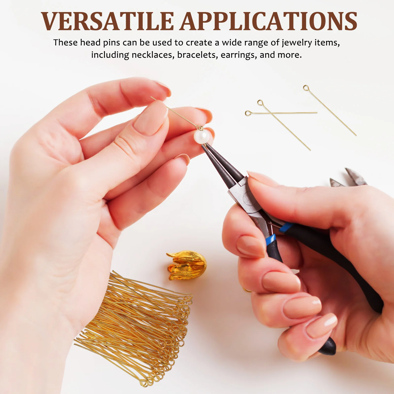 1 set 3 kleuren 1 set kralenpinnen platte kop oogpinnen bulk metalen draadnaalden voor sieraden maken ambachtelijke benodigdheden bevindingen gereedschap