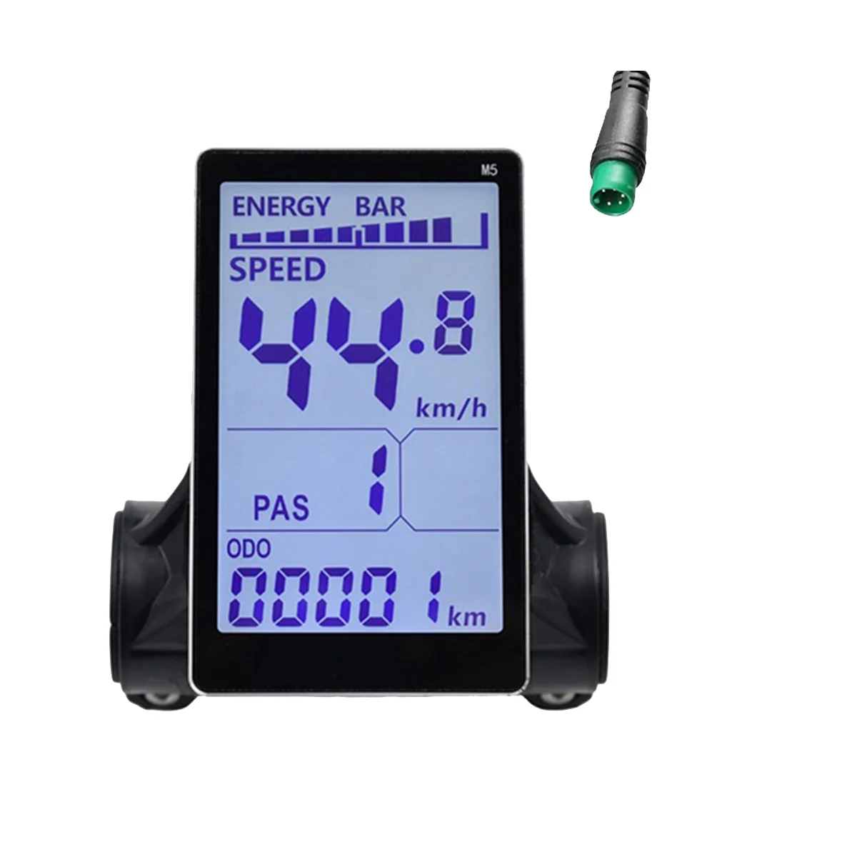 Misuratore Display LCD per bici elettrica M5 24V 36V 48V 60V E schermo LCD per Scooter per bici elettrica da montagna (5pin)