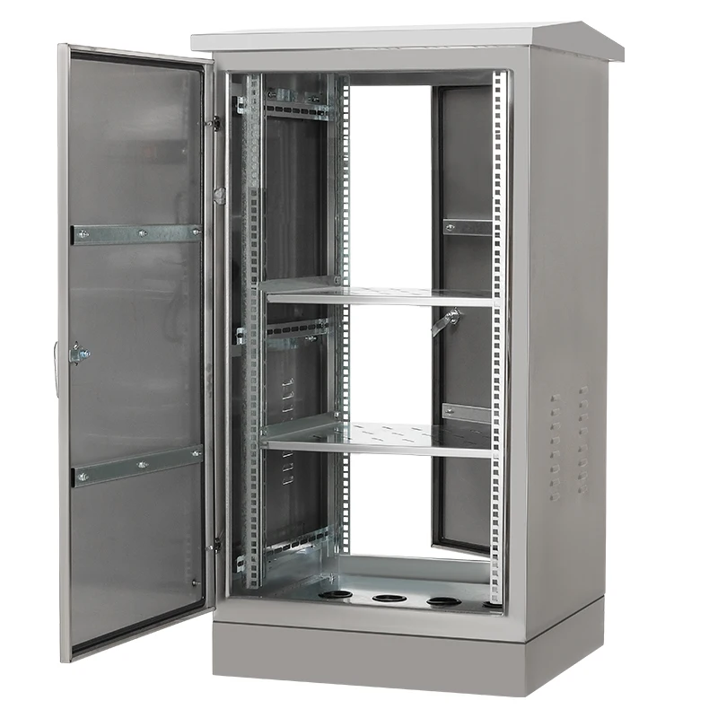 

Outdoor stainless steel network cabinet, outdoor waterproof and weak current monitoring equipment cabinet 3