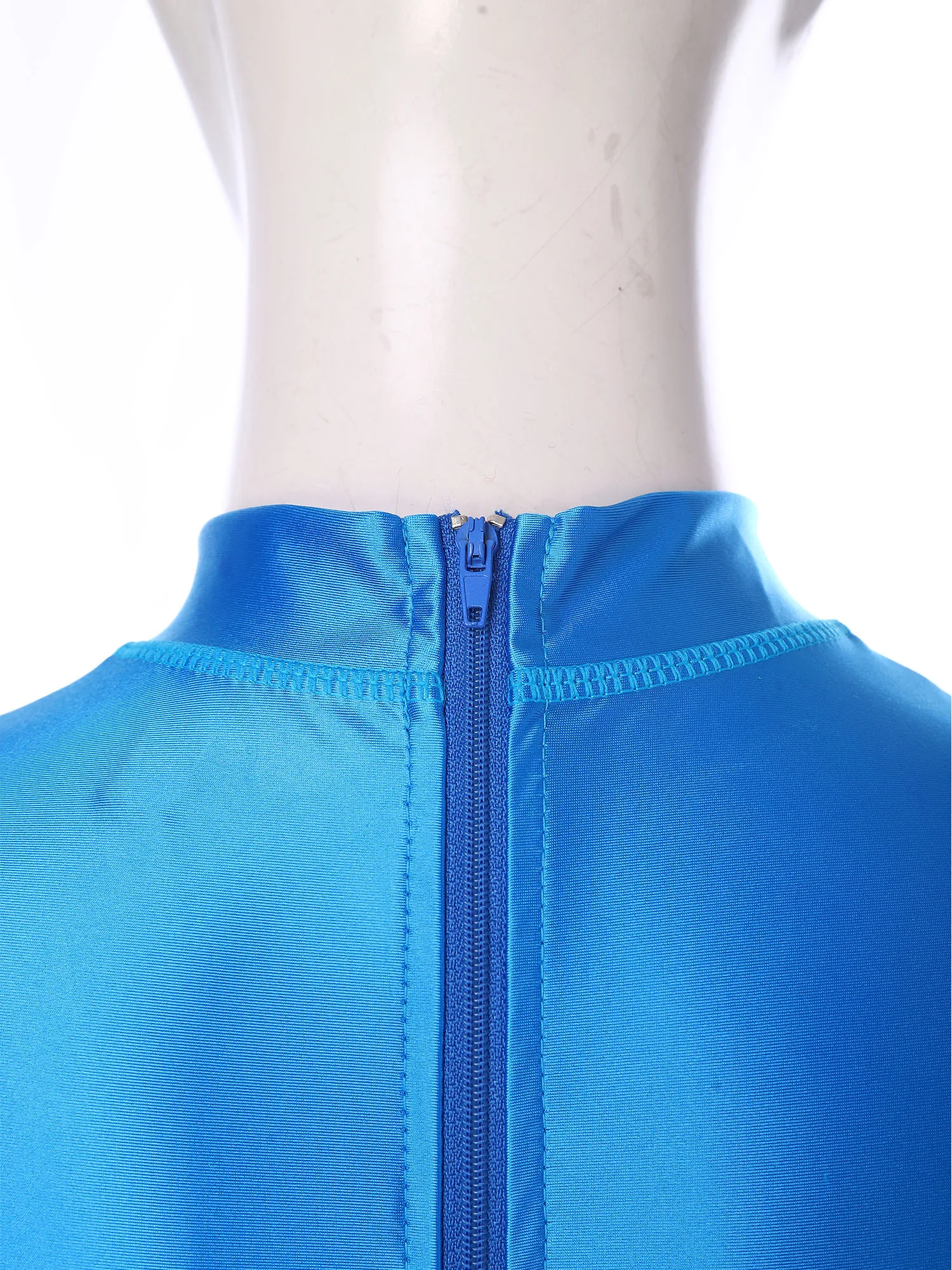 Womens One Piece Bathing Suit Rash Guard Mesh Patchwork Sleeveless Back Zipper Tummy Control Swimsuit Rompers Surfing Wetsuit