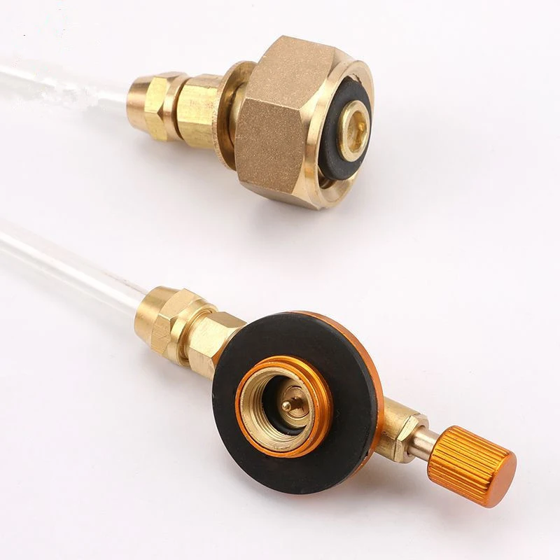 في الهواء الطلق التخييم موقد غاز البروبان عبوة محول خزان المقرنة محول شحن الغاز اكسسوارات المعدات للمشي لمسافات طويلة موقد غاز