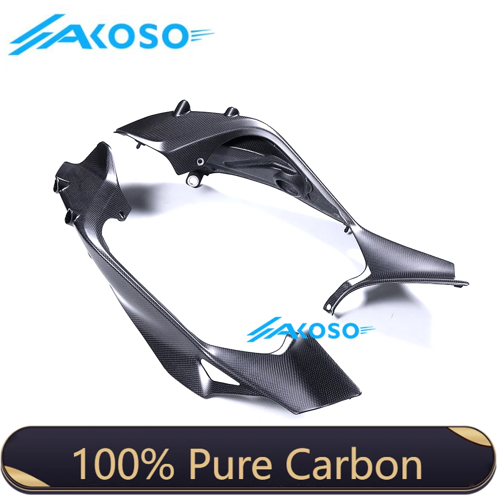

For Ducati Panigale 2025 100% 3K Dry Carbon Fiber Motorcycle Side Panels Fairing kit