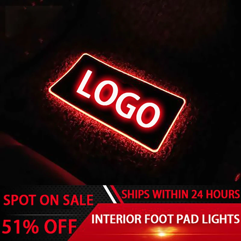 Interior Foot Mat Led Lights Auto Ambient Lamp Atmosphere Light With Usb Cigarette Lighter Remote Music Control Car Accessories