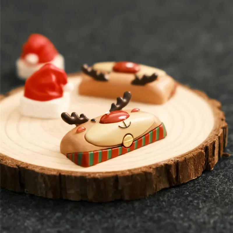 

Christmas Reindeer Keycaps Mechanical Keycaps Return Keycaps Personalized Keycaps Single Mechanical Keyboard