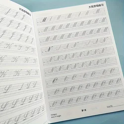 A4 Adult Beautiful English Handwriting Practice Book - Elegant Calligraphy Tracing Workbook for Improved Penmanship - Perfect fo