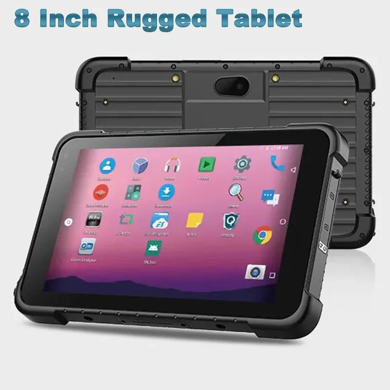 Android Rugged Tablet PC 8 inch 4G RAM 6G ROM IP67 Waterproof Industrial Data Collector with NFC