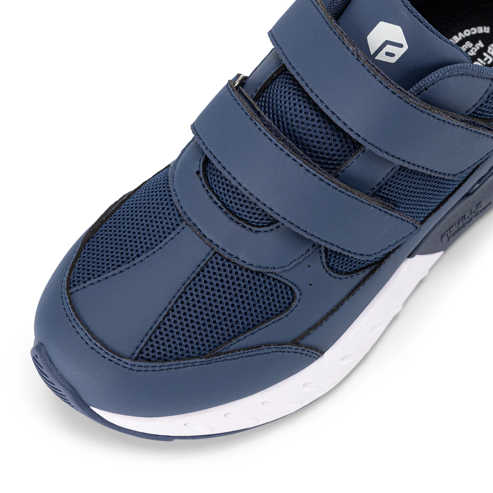 FitVille Wide Walking Shoes Hook Loop Orthopedic Man Casual Sneakers for Swollen Feet Neuropathy Comfort Sport Shoes for Men
