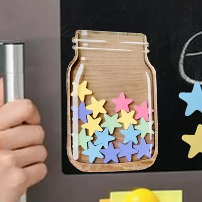 Reward Jar Star Magnetic Reward Jar Management Classroom Tools Portable Reward System for Kids Students Encourage Positive