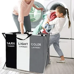 Mir à linge sale pliable pour la maison, grand sac de rangement pour vêtements sales, panier à linge pour jouets, bac trieur