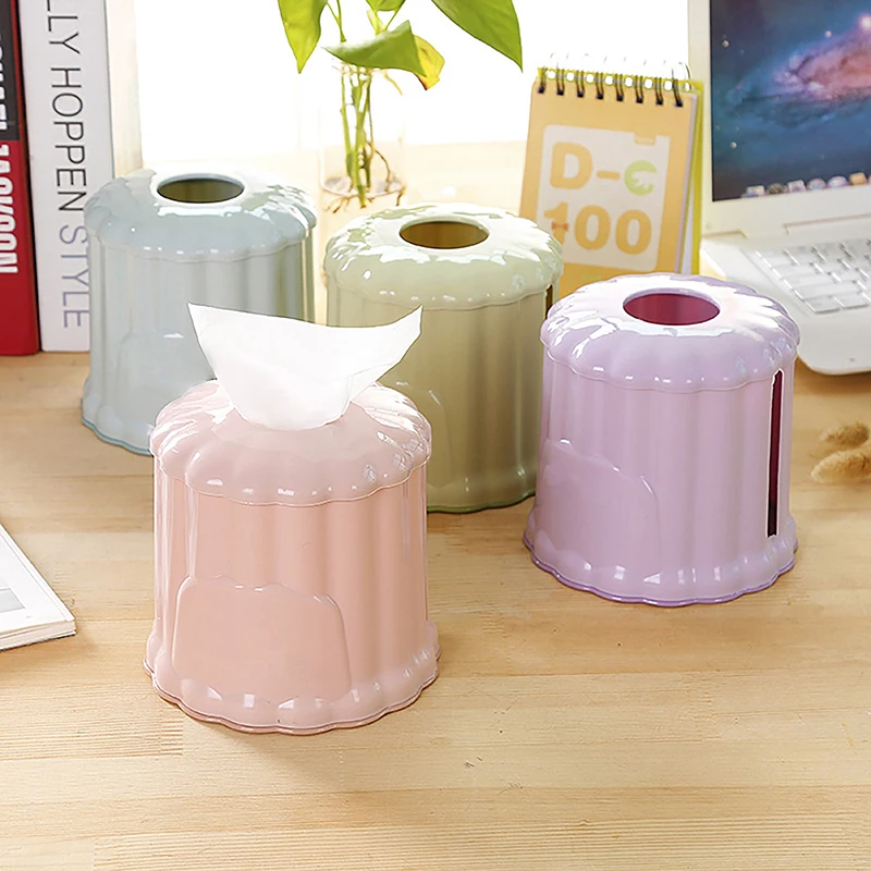 Napkin Holder Case Paper Box Container Double Opening Tissue Box Home Table Decoration Roll Paper Organizer Box