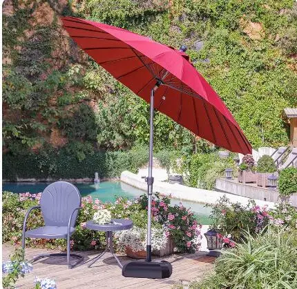 Outdoor umbrella middle column umbrella outdoor sun umbrella camping umbrella balcony sun umbrella