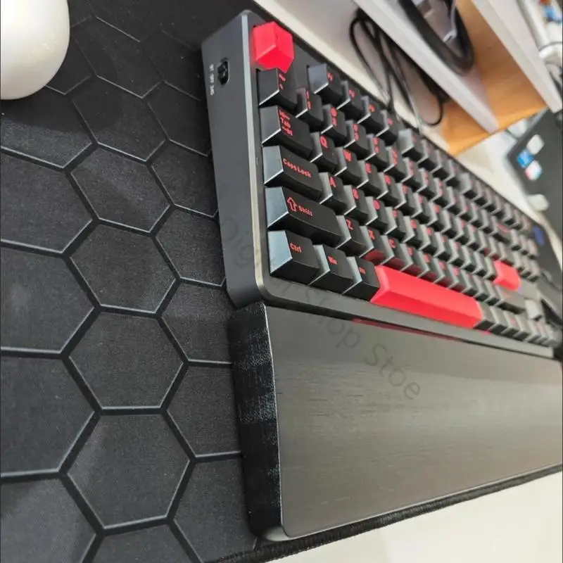 96BA Natural Keyboard Wrist Support Cushion Smooth Surfaces For Office Work And Gaming Wrist Pad