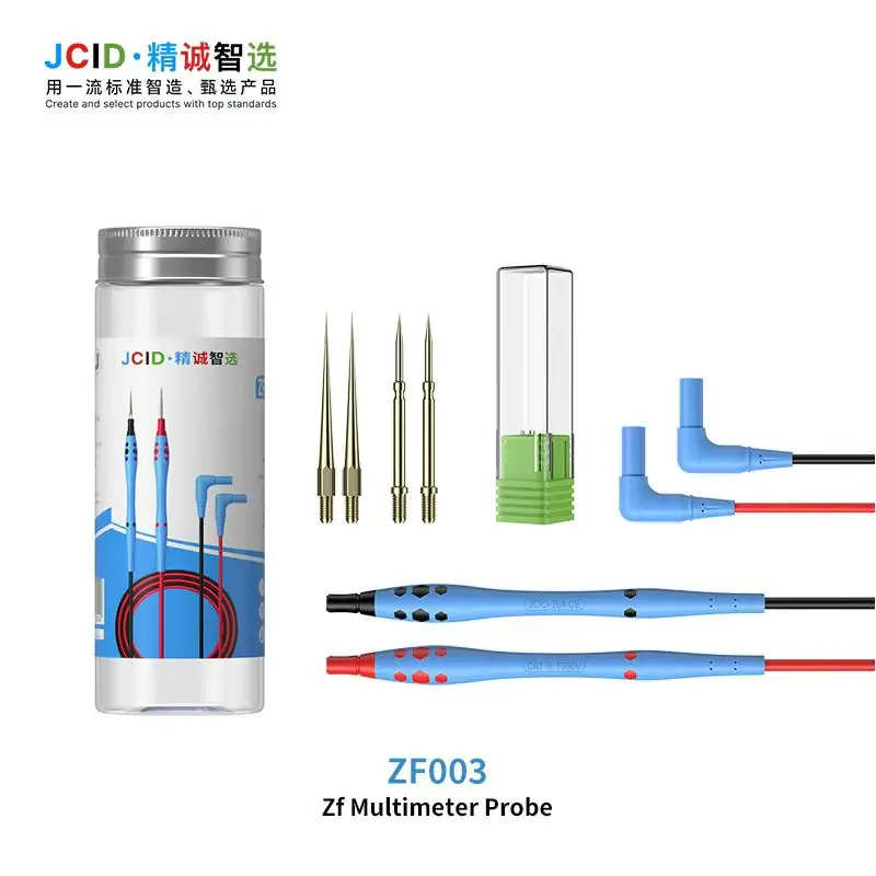 JCID ZF003/ZF005 Precision Multimeter Probe Set Ultra Thin Replaceable Needle Pin For Mobile Phone Electronics Repair Tools