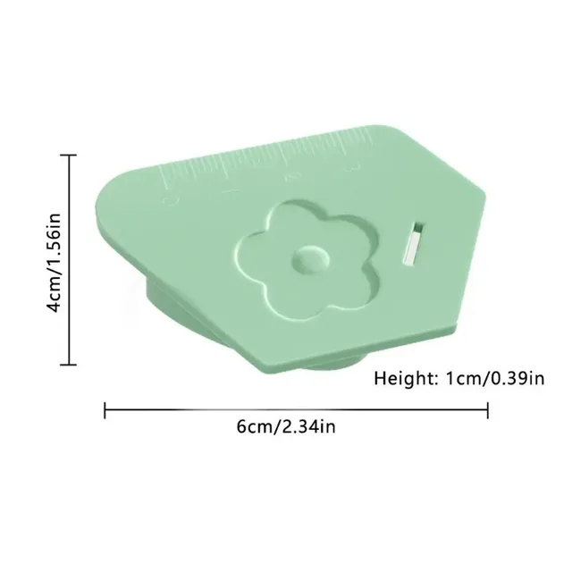 Multi-Purpose Magnetic Sewing Machine Gauge Edge Lock Stitcher Anti-Curling Plastic Positioner Tool for Precision Sewing 6