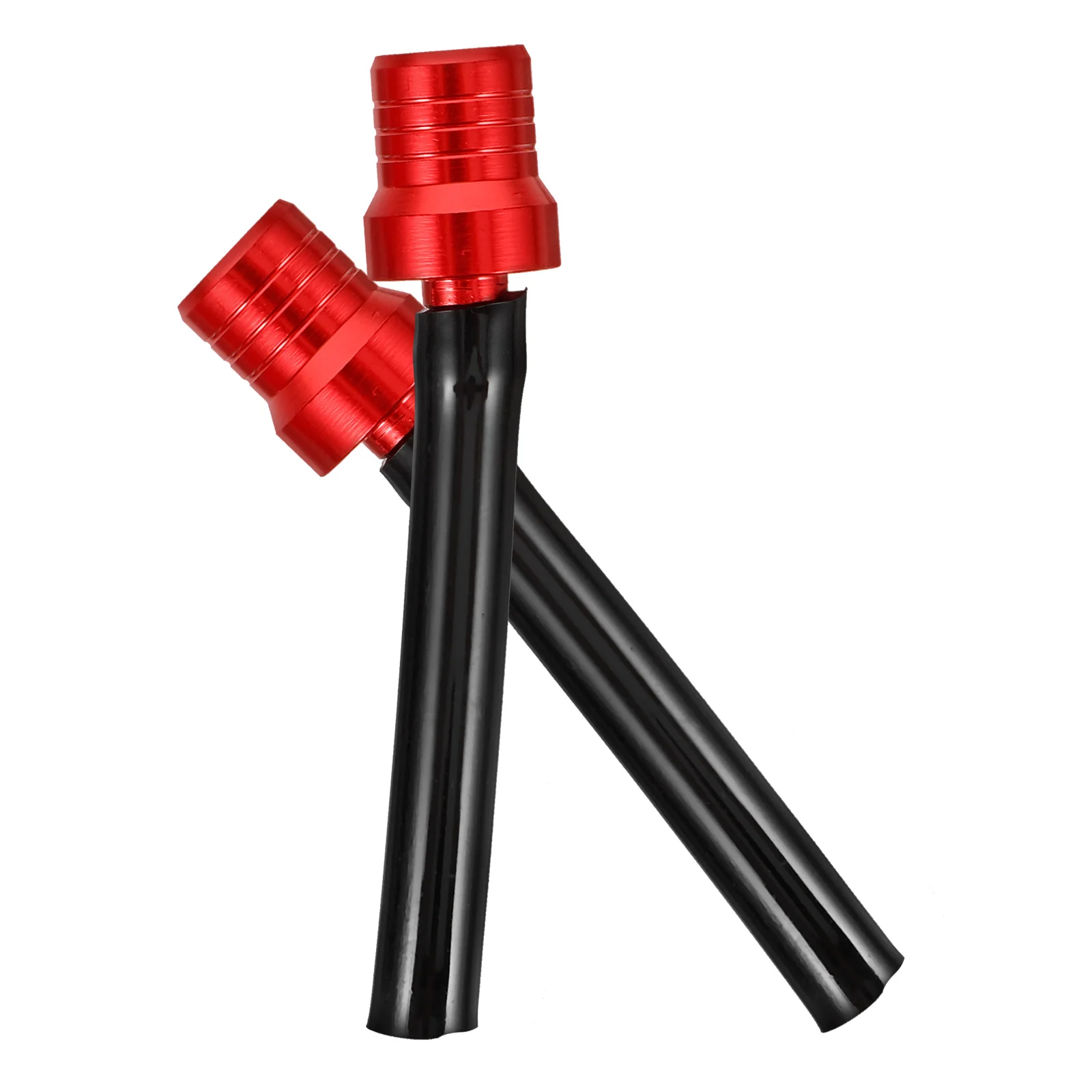

2pcs Motorcycle Fuel Tank Gas Cap Aluminum Alloy Rubber Vent Tube For Atv Parts Off-Road Motorcycles Fuel Vent Hose