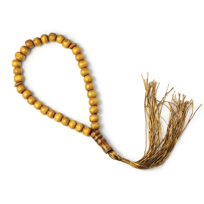 Prayer Beads 33 Finger Beads Islamic Natural 8mm Beads for Making Bracelet Dropsale