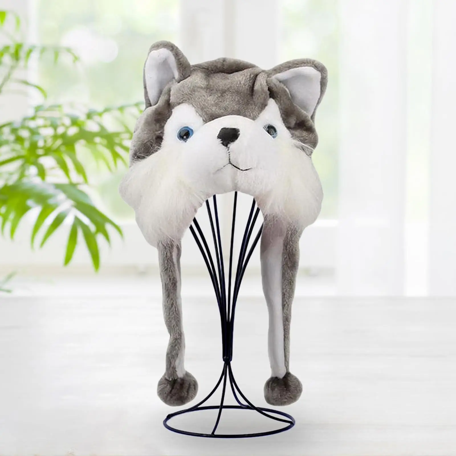 Gorro de animal de peluche de invierno, gorro bonito para niños y adultos, accesorios para fotos y fiestas navideñas