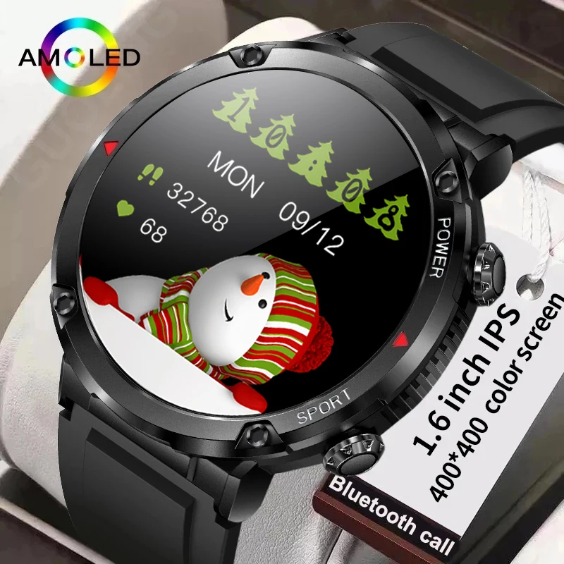 

LIGE New Bluetooth Call Smart Watch Men 1.6Inch Sports Bracelet 600 MAh Battery IP68 Waterproof Custom Dial Men SmartWatch 2022