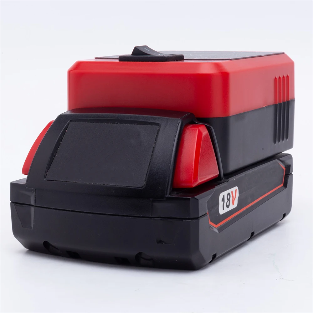 Power Bank for Parkside X20V/for DeWalt/ Milwaukee Lithium Battery W/W/USB TYPE-C Mobile Tablet Emergency Charging(NO Battery )