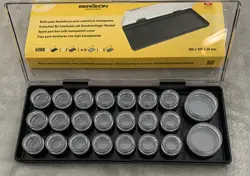 Bergeon 6088-D Storage Box Plastic with 21 Insert Boxes for Watch Parts