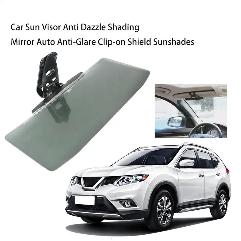 Car Visor Anti Dazzle Shade Adjustable Clip-on Car Visor Extensions Anti-Dazzle Sun Shade UV Blocking Visors Vehicle Accessories