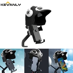 1pc Small Helmet Rider Motorcycle Mobile Phone Holder Electric Bicycle Waterproof Sunshade Navigation Mobile Phone Holder