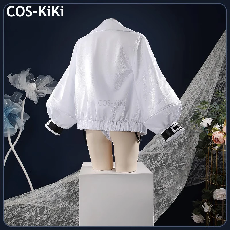 COS-KiKi Vtuber Hibachi Mana Feminization Bunny Girl Game Suit Lovely Uniform Cosplay Costume Halloween Easter Party Outfit