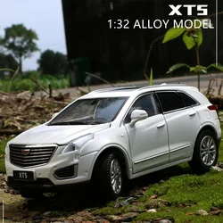 1:32 Cadillac XT5 SUV Alloy Car Model Diecasts Metal Toy Vehicles Car Model Simulation Sound and Light Collection Toy Gift