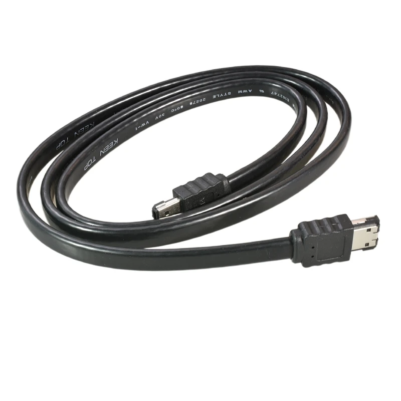 E-SATA eSATA Male to Male Extension Data Transfer Cable Cord for Portable Hard Drive 0.5m/1m