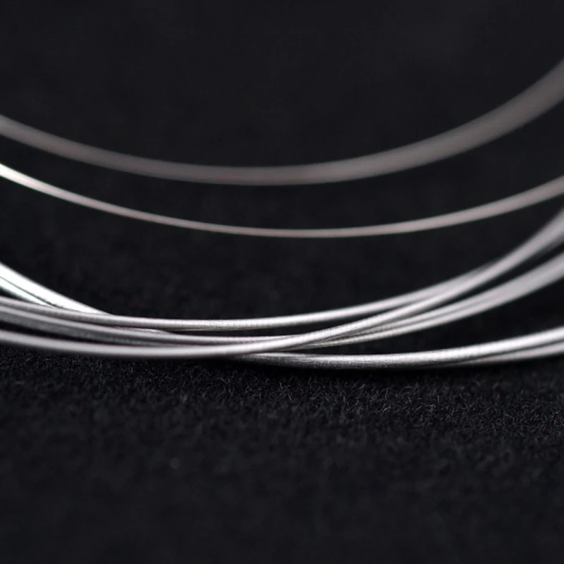 A Set of Violin Strings E-A-D-G Core Aluminum Alloy Steel Strings Wound Stringed Musical Instrument Parts