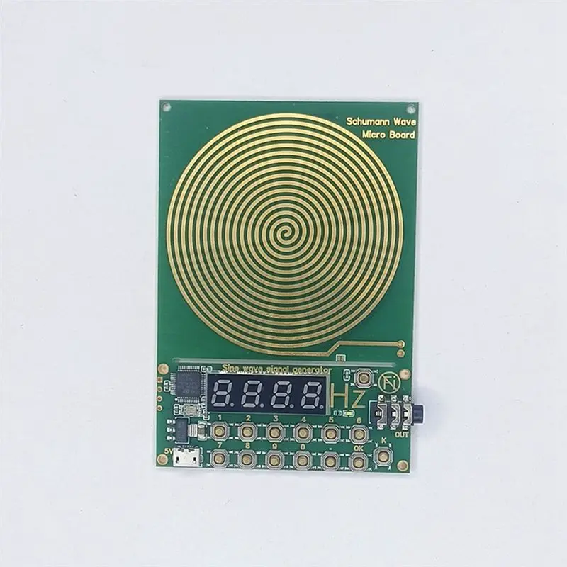 DC5V Micro-USB 0.01Hz-  99999Hz Adjustable Frequency Sine Wave Generator Without Shell 7.83HZ Schumann Wave Generator