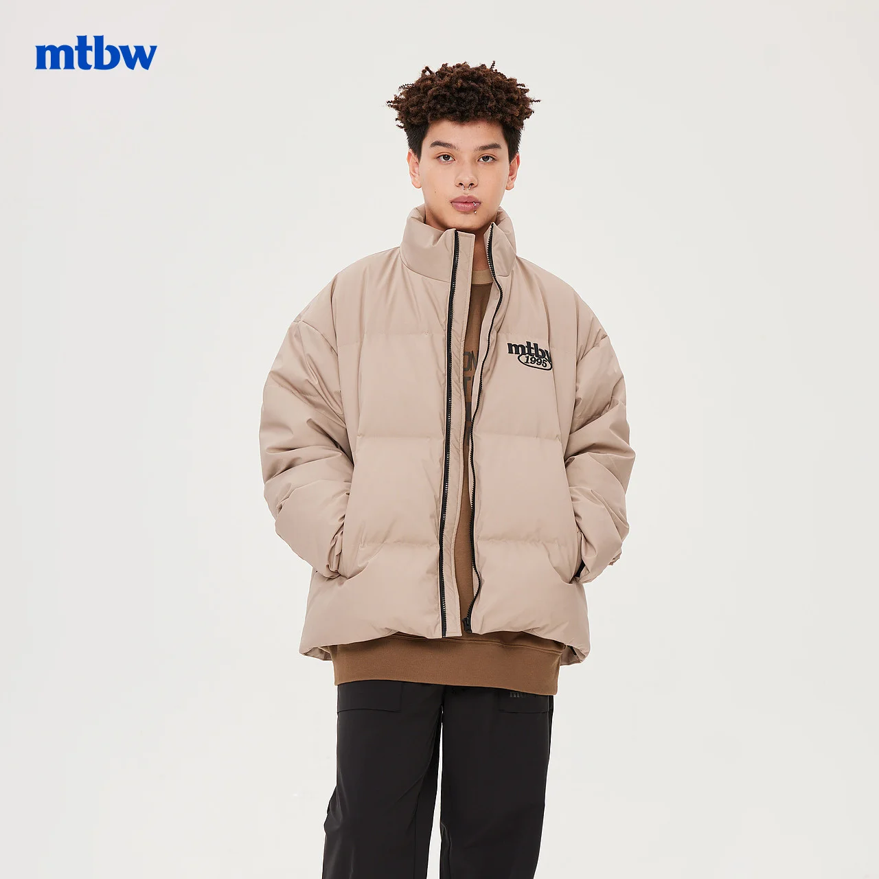 

Metersbonwe Winter Waterproof Jacket Puffer Men Short Stand-Up Collar Thick Warm Parker Coat Casual Loose Male Duck Down Jacket