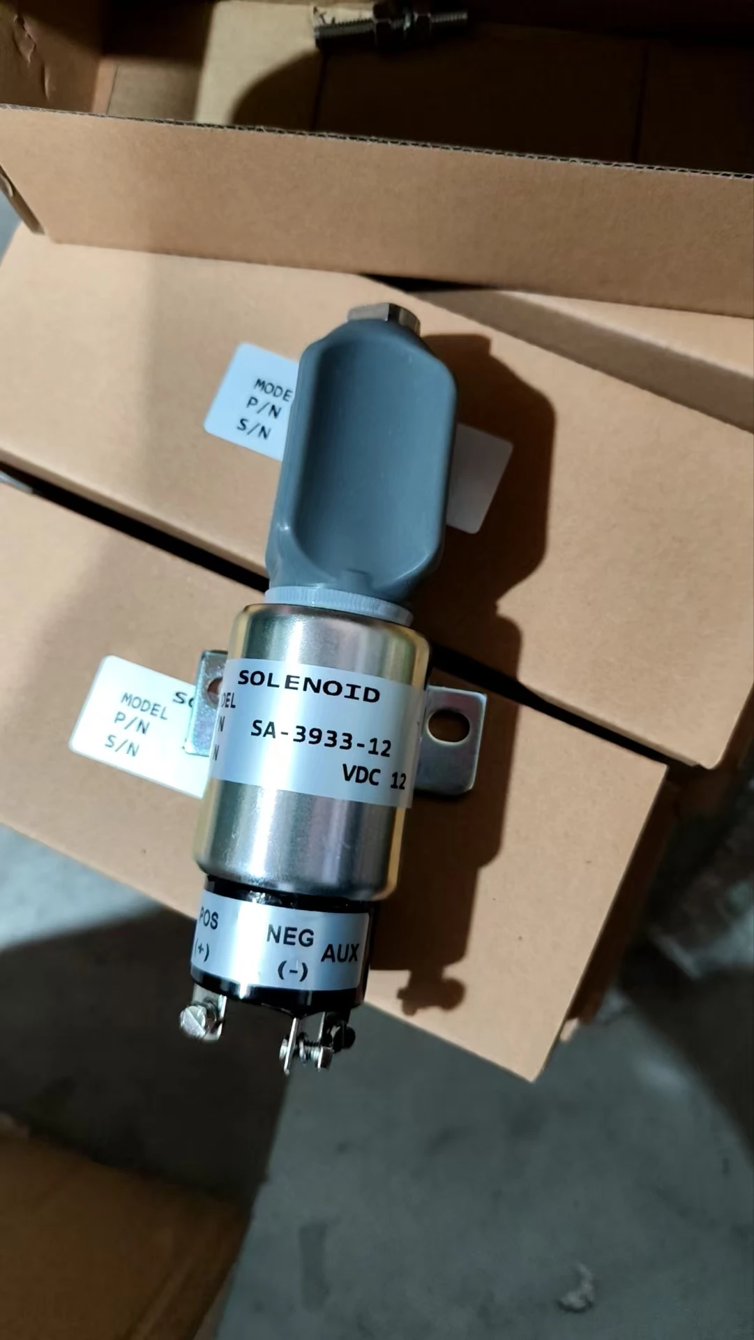 

Электромагнитный клапан SA-3933-12 SA-3933-24 для остановки топливной системы генератора/двигателя, запчасти для генераторных установок