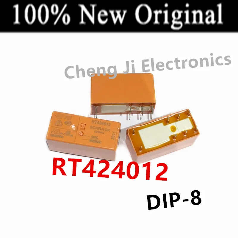 5PCS/Lot    RT424005 、RT424012 、RT424024 、RT424048    DIP-8   New original universal power relay    5VDC   12VDC   24VDC   48VDC