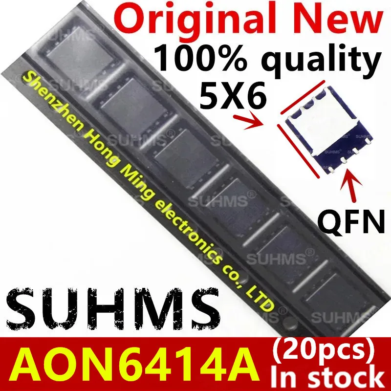 

(20piece)100% New AON6414A AO6414A 6414A QFN-8