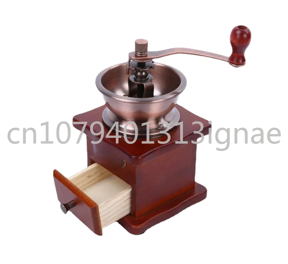 

Coffee Grinder Coffee Mill Coffee Bean Machine Manual Wooden Household Italian