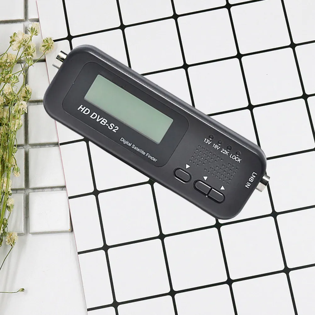 

USB 2.0 Meter Black Digital Satellite TV Receiver Tool Strength Meter LCD Backlight Buzzer