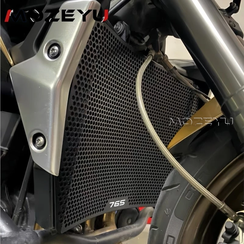 

For Street Triple StreetTriple 765 S R RS 2017 2018 2019 2020-2026 Radiator Grille Guard Cover Protector Motorcycles Accessories