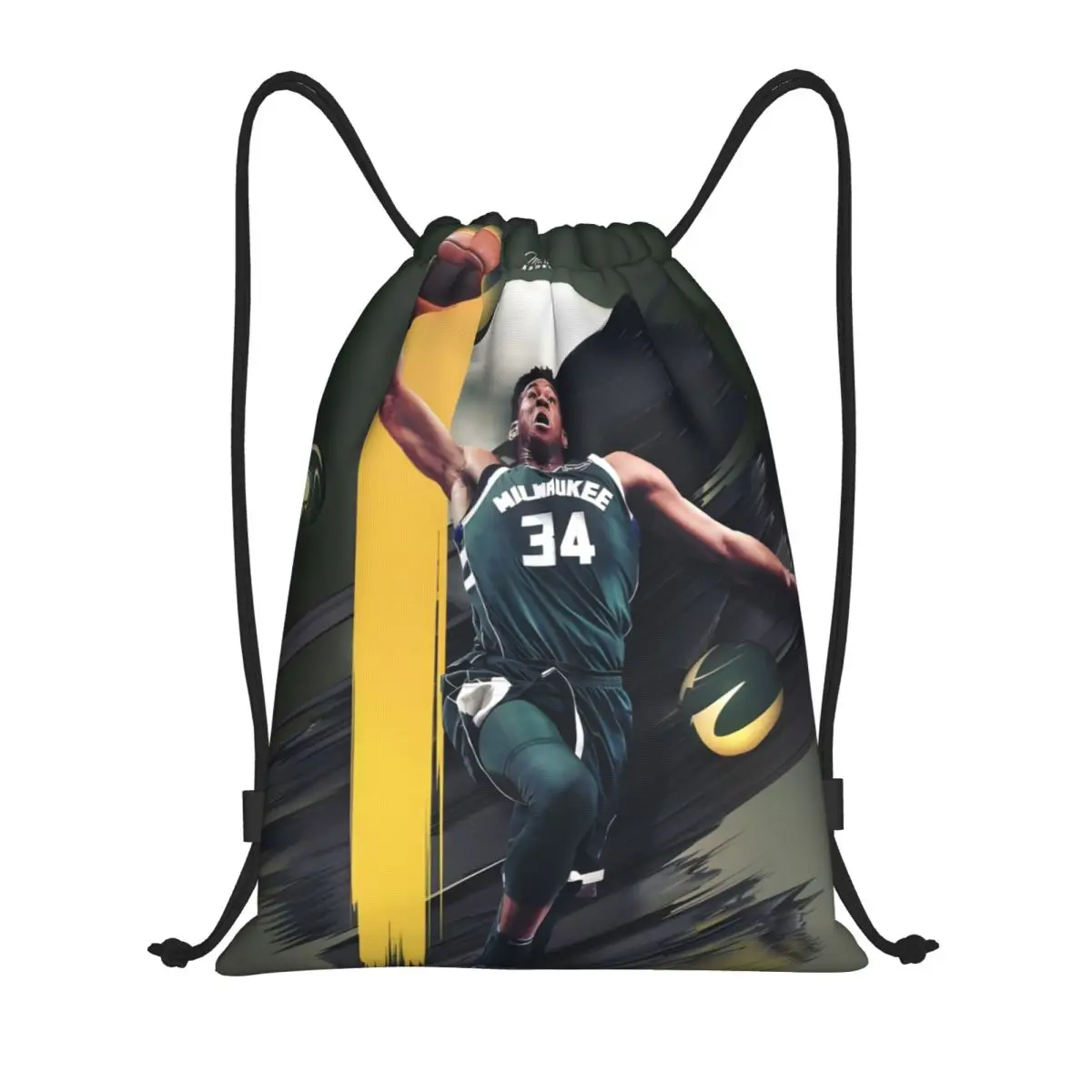 Карманный рюкзак G-Giannis-Antetokounmpo на шнурке для мужчин и женщин, легкий спортивный рюкзак для спортзала