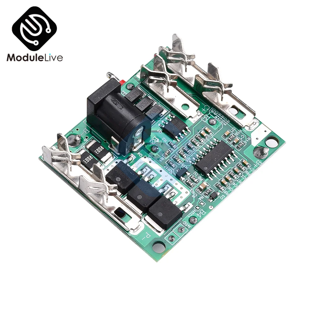 Battery Charging Protection Board 5S BMS 18/21V 20A Li-Ion Lithium Battery Pack Protection Circuit Board Module for Power Tools