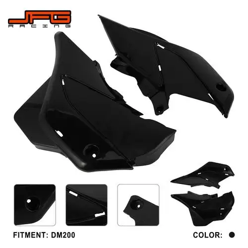 

Middle Side Panel Guard Protector Protection Cover PP Plastic Motorcycle Accessories For Italika DM200 DM 200 Off-Road Parts
