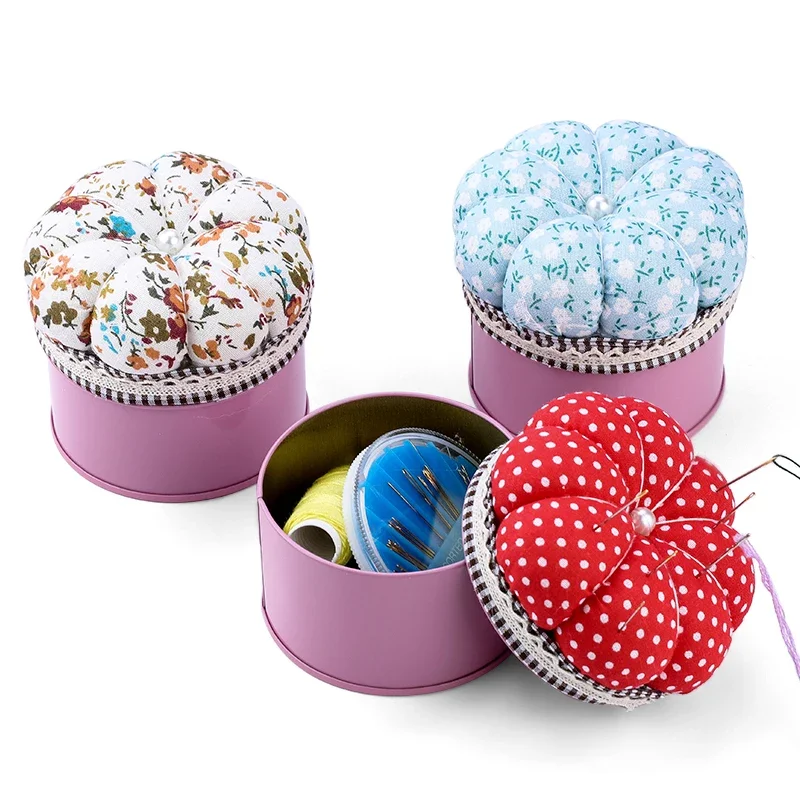 1 قطعة اكسسوارات التطريز DIY بها بنفسك الحرفية إبرة دبوس وسادة حامل غرزة ماركر الخياطة دبوس وسادة أدوات خياطة المنزل الكرة على شكل #4