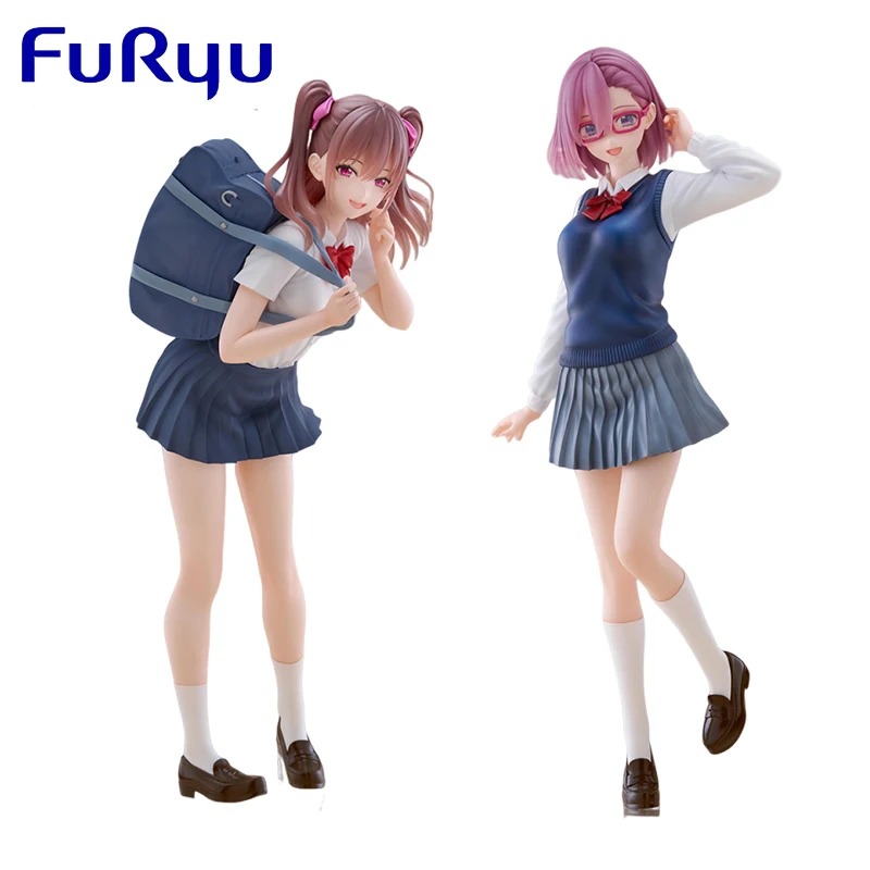 

Genuine Original FuRyu TENITOL TALL 2.5 Dimensional Seduction MIKARI TACHIBANA RIRISA AMANO Anime Figure Model Doll Ornament