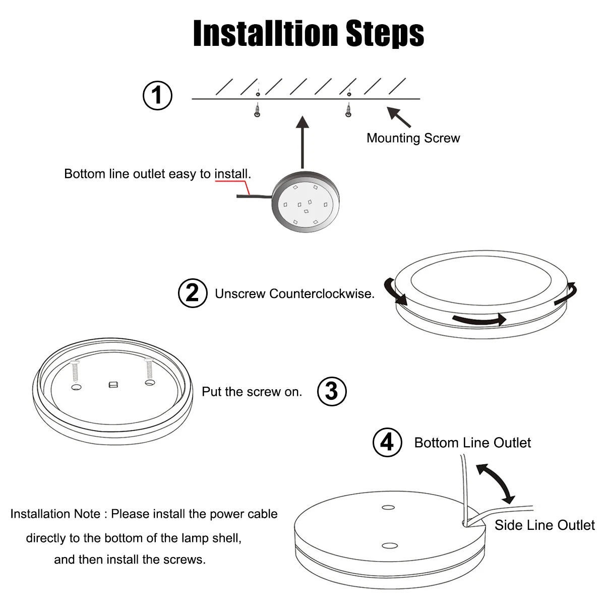 2/4/6/8PCS 12V LED Car Round Ceiling Dome Roof Light Interior Light Lamp For VW T4 T5 Camper Van Caravan Motorhome Boat RV Van